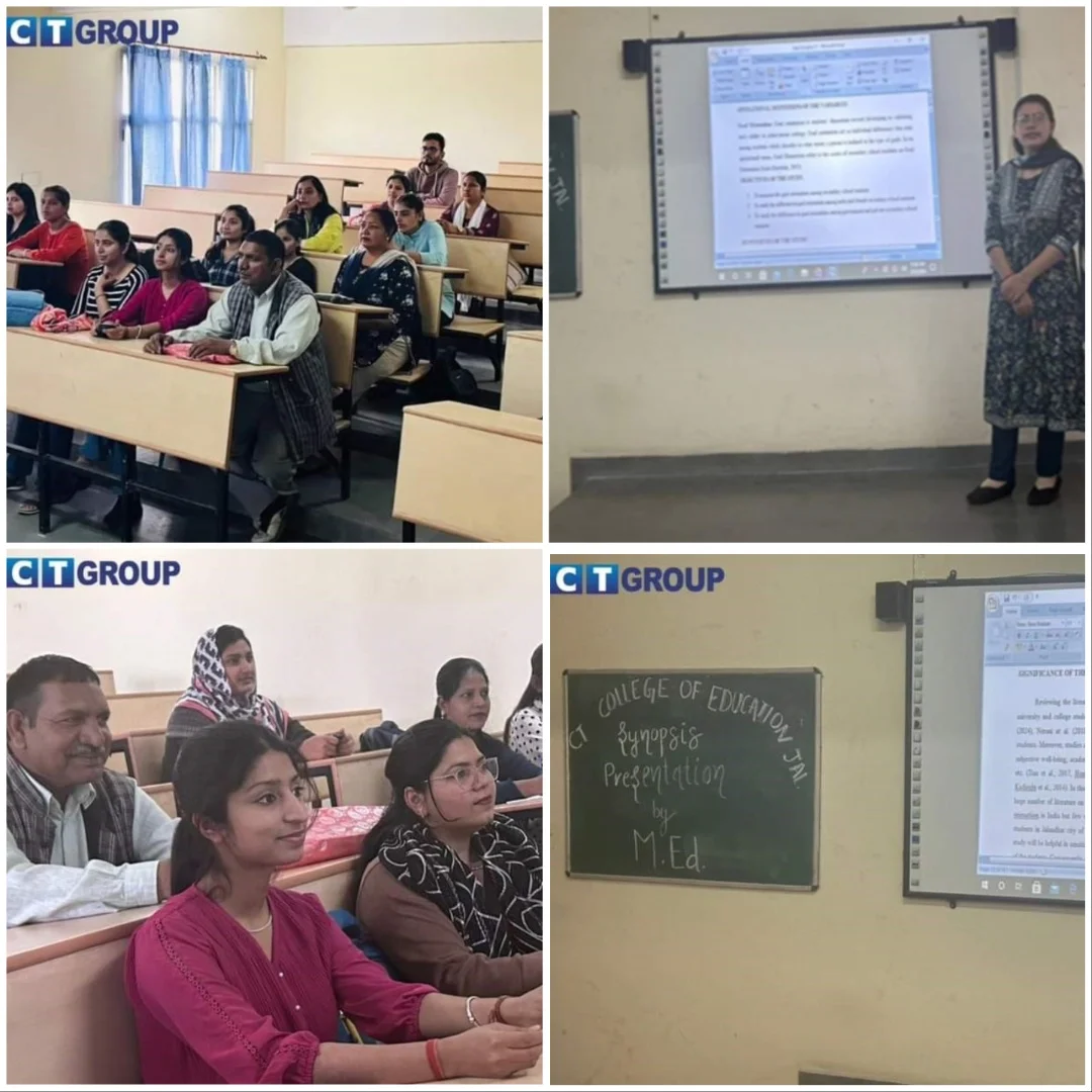 M.ED. SYNOPSIS PRESENTATION